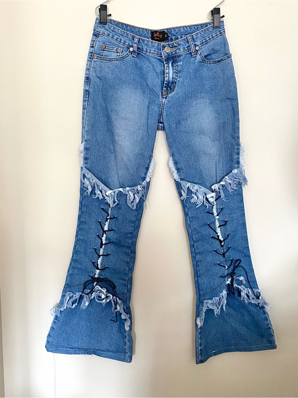 y2k flare jeans
